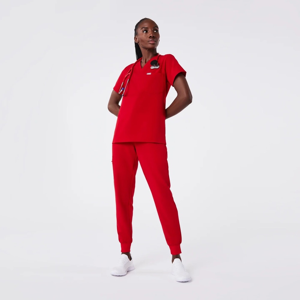 FIGS Red Scrubs